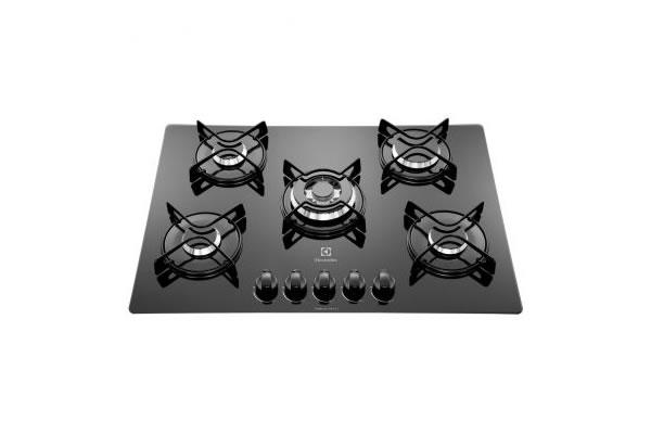 Cooktop 5 Bocas Electrolux com 1 Queimador Tripla Chama