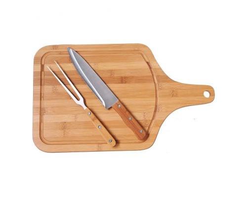 Kit Churrasco 3 peças em Bamboo