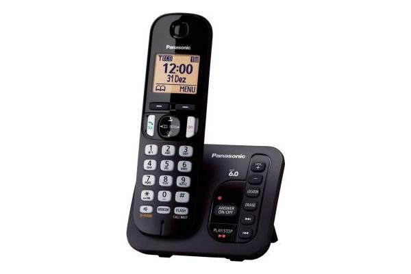 Telefone Sem Fio Panasonic KX-TGC220LBB Preto